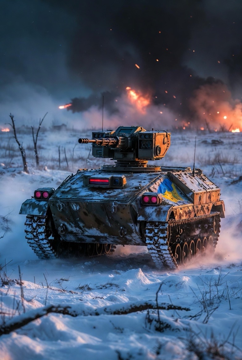 烏克蘭反侵略英雄們科技大突破，將用機器人替代30%前线士兵￼